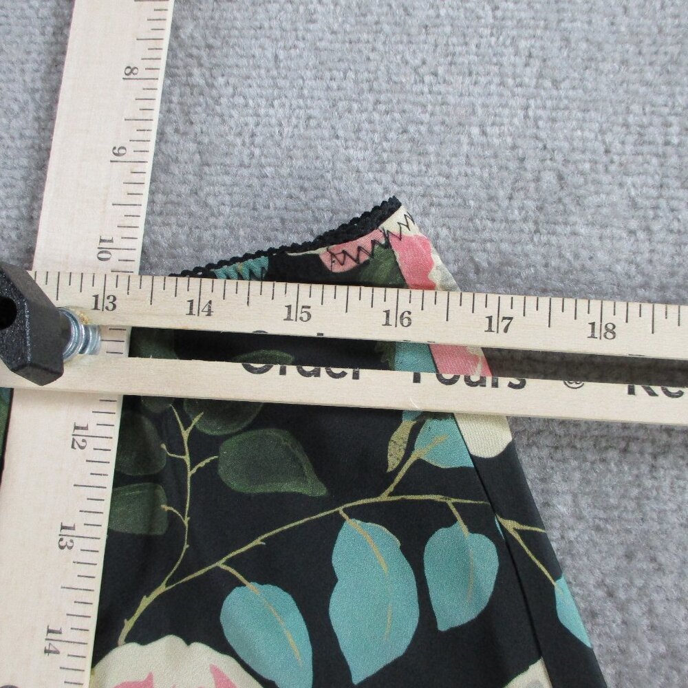 DOEN Skirt Womens XL Rose Garden Floral Giulietta 100% Silk 1920s Style EUC - Picture 6 of 11